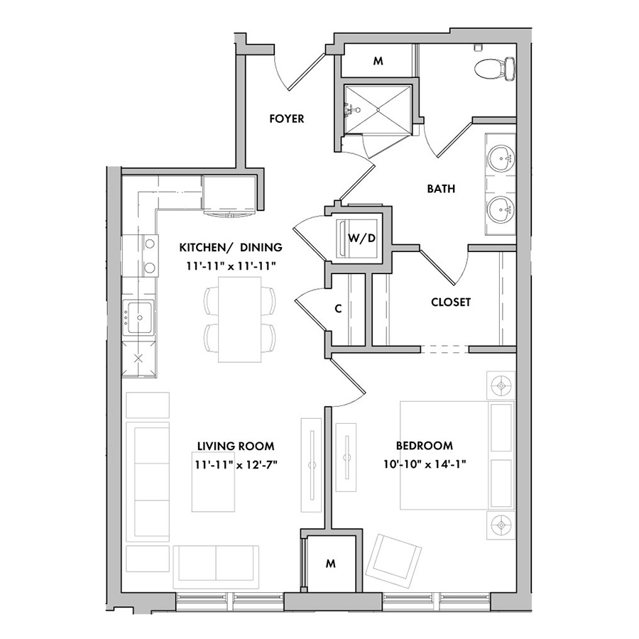 A3 floor plan