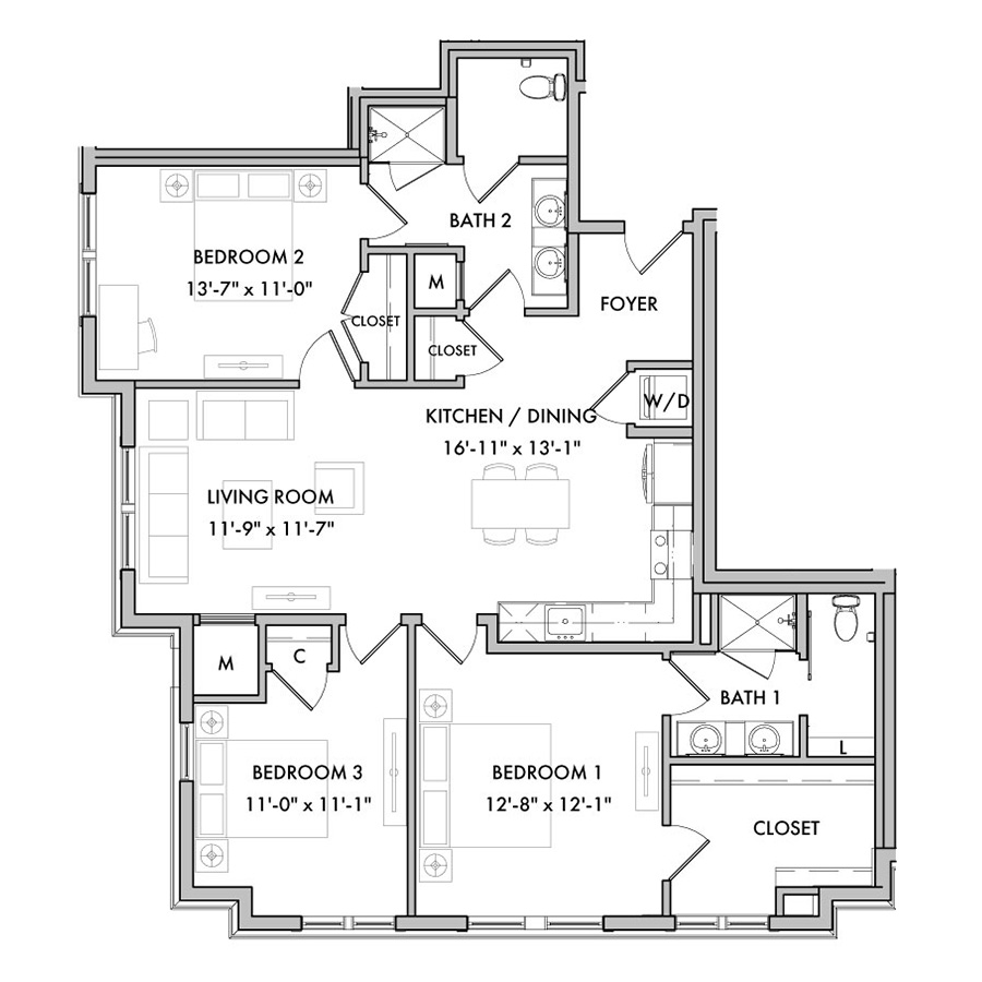 C2 floor plan