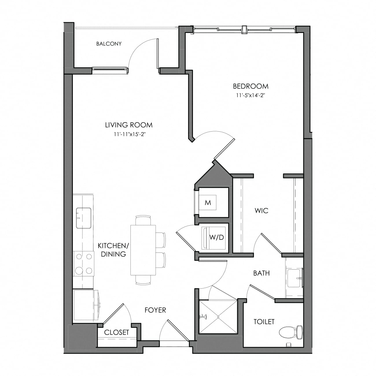 A1-Ba floor plan