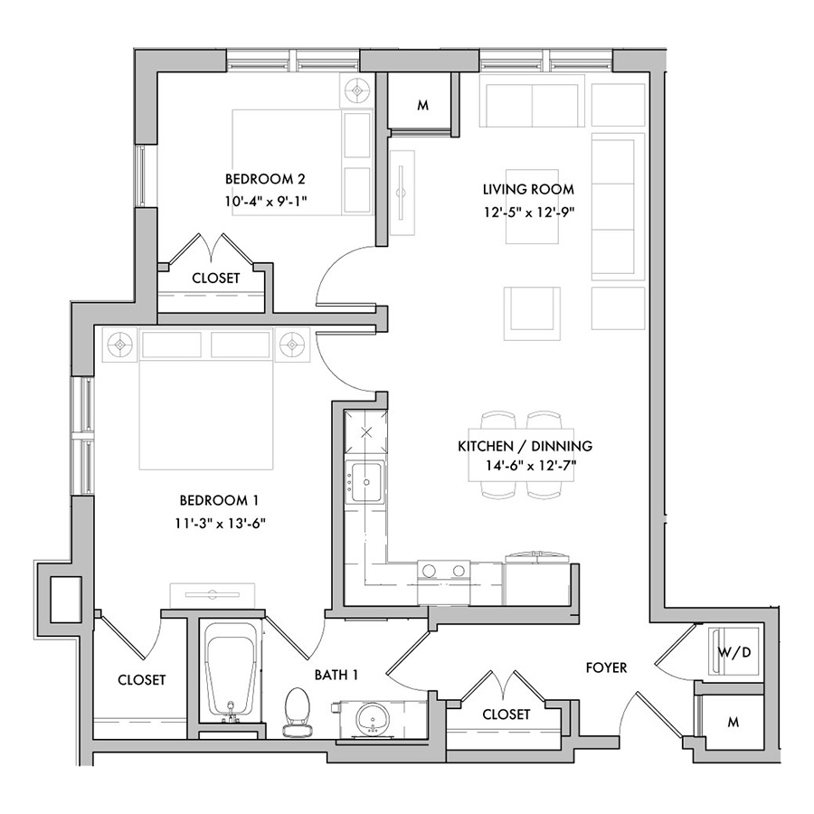 B2 floor plan