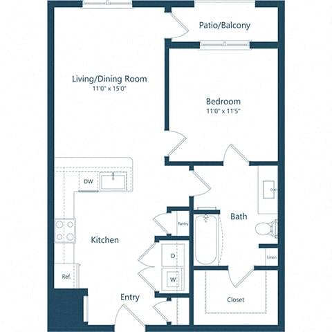 A2 floor plan