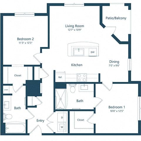 B2 floor plan