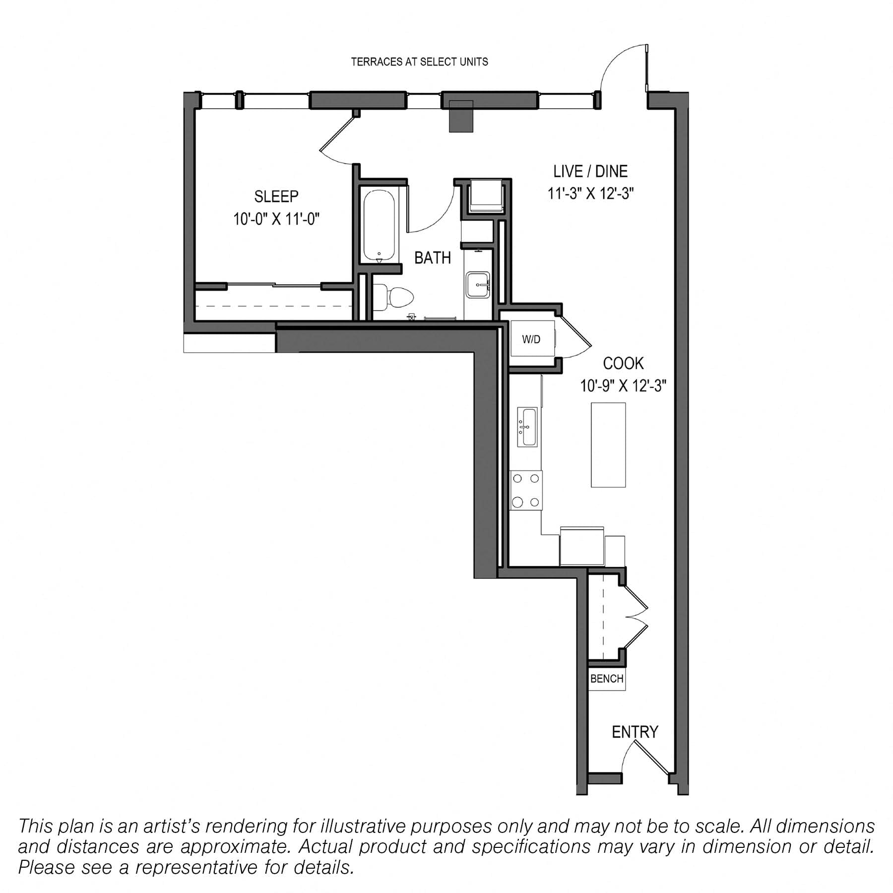 A2 floor plan