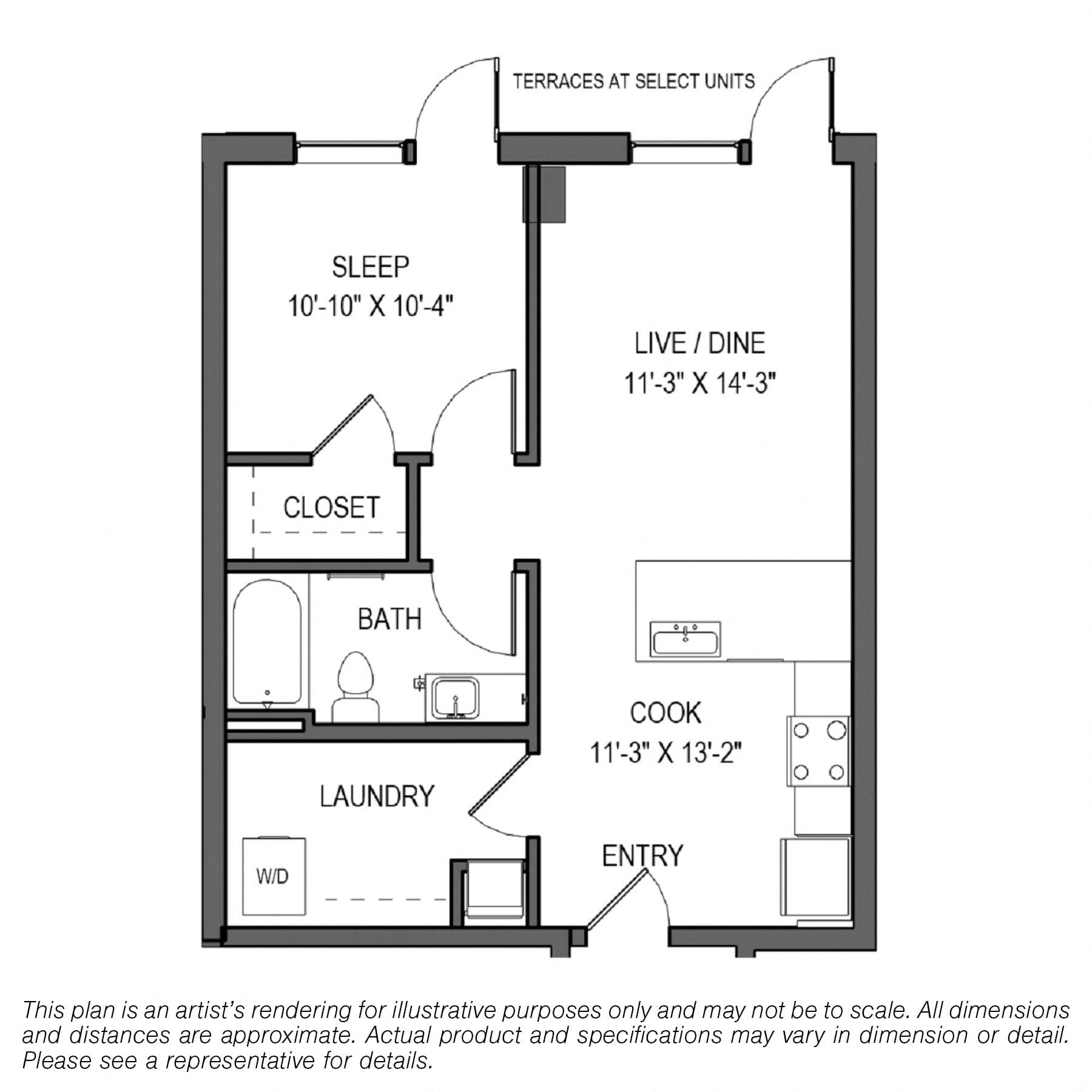A1 floor plan
