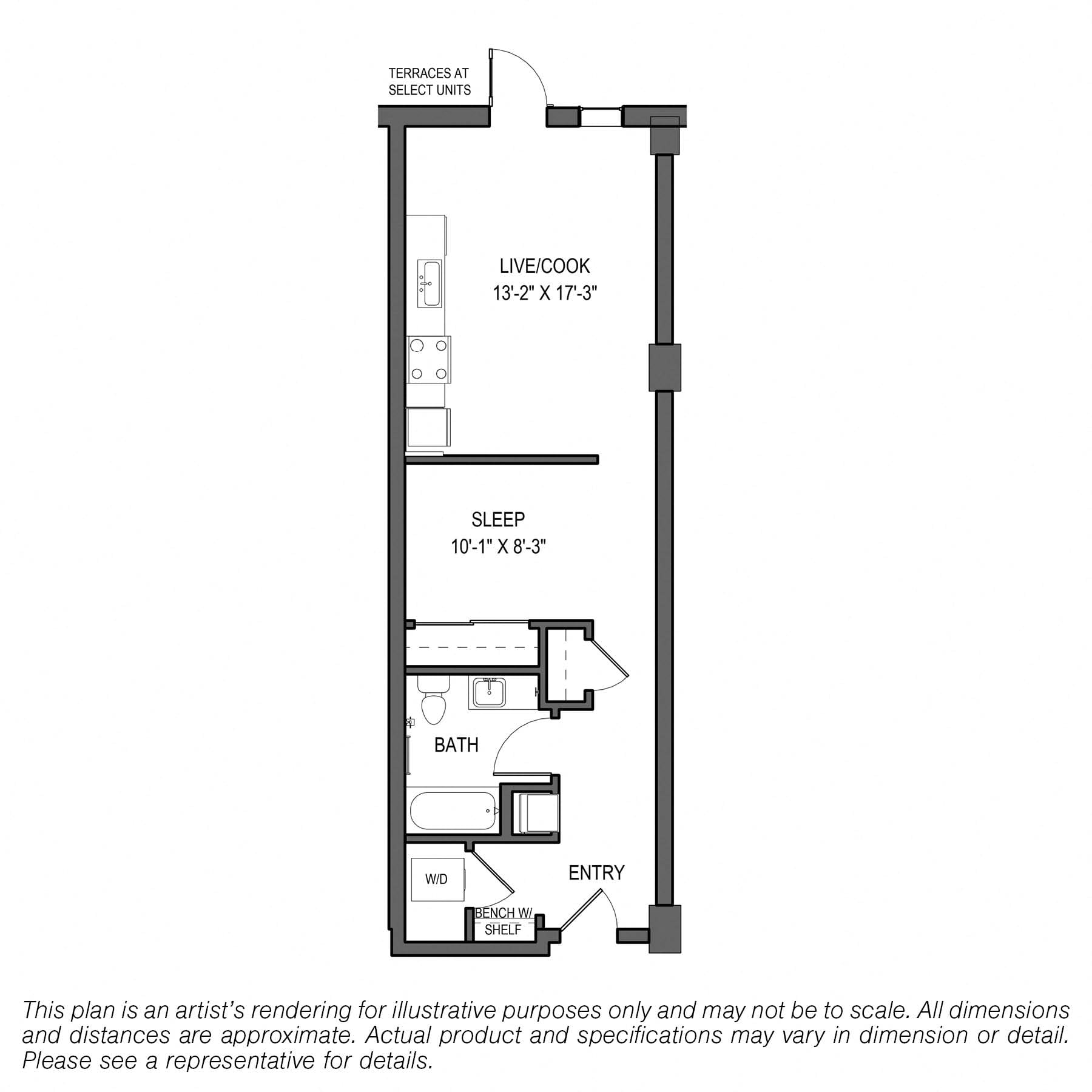 S1B floor plan