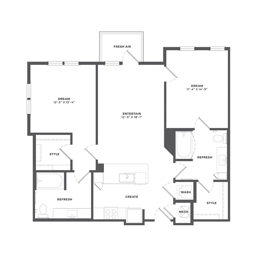 B2 floor plan
