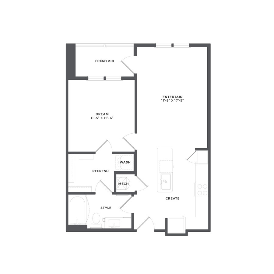 A2 floor plan