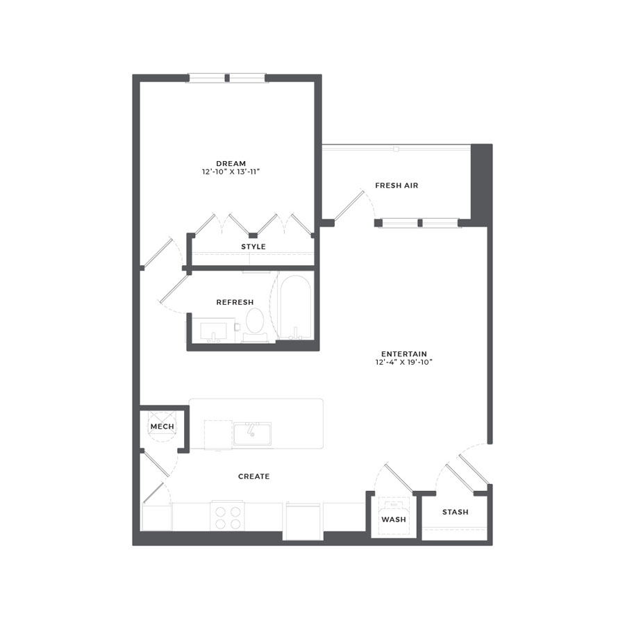 A6 floor plan