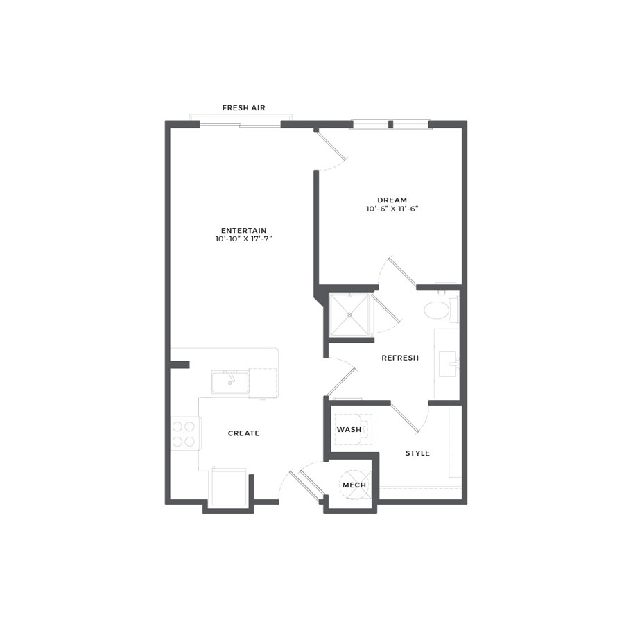 A1 floor plan
