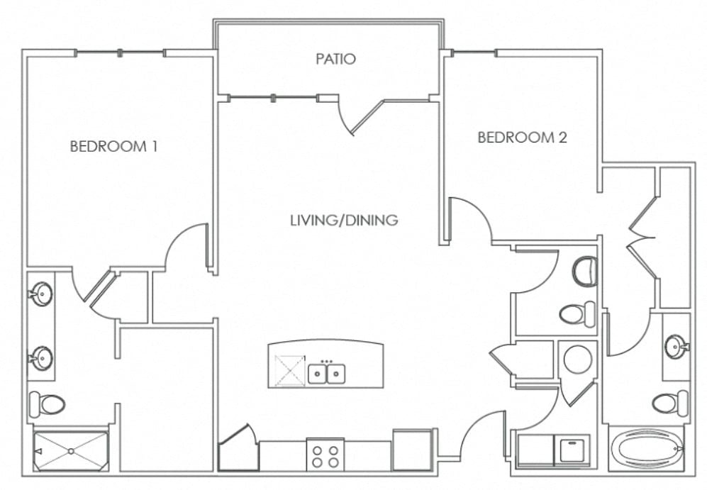 E1 floor plan