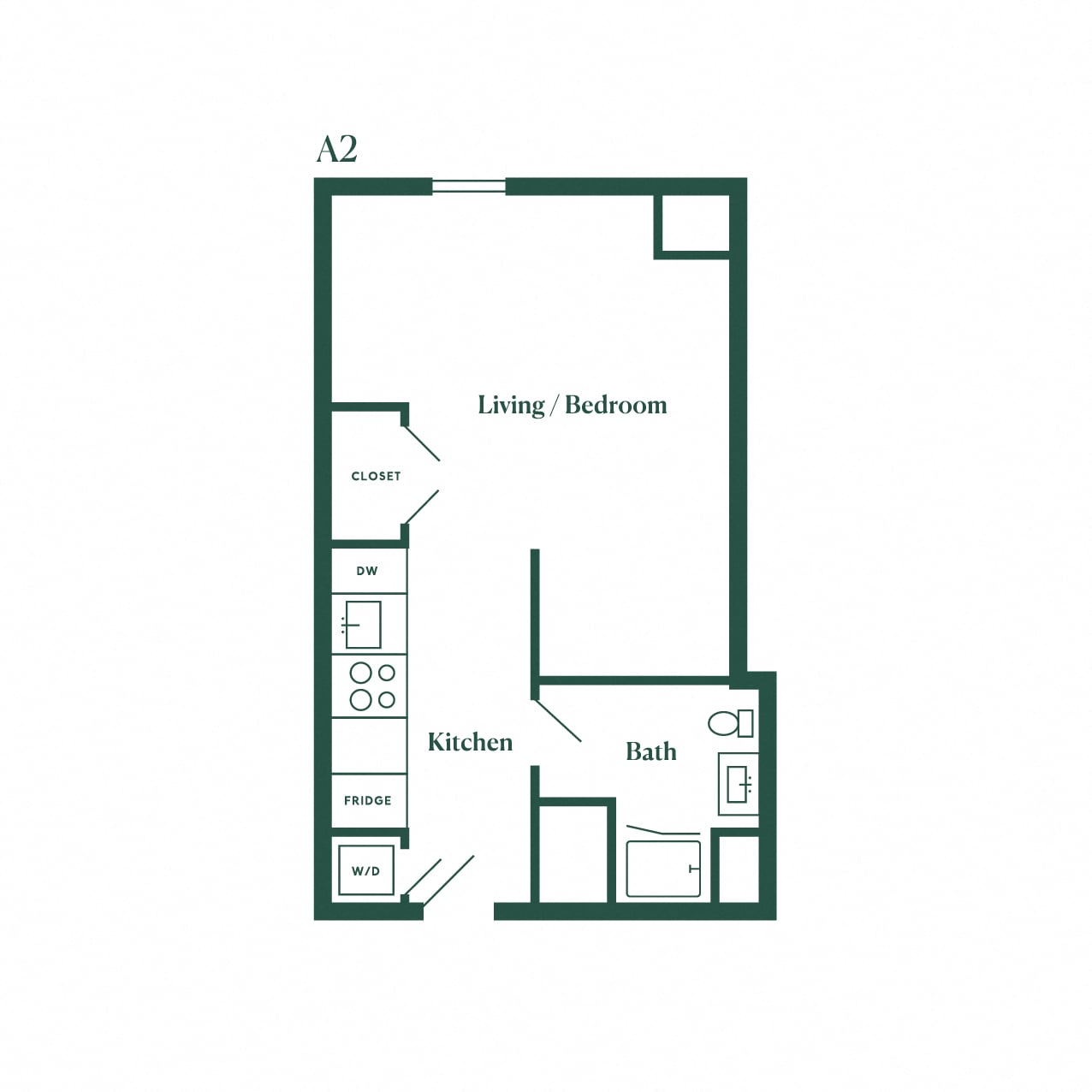 A2 floor plan