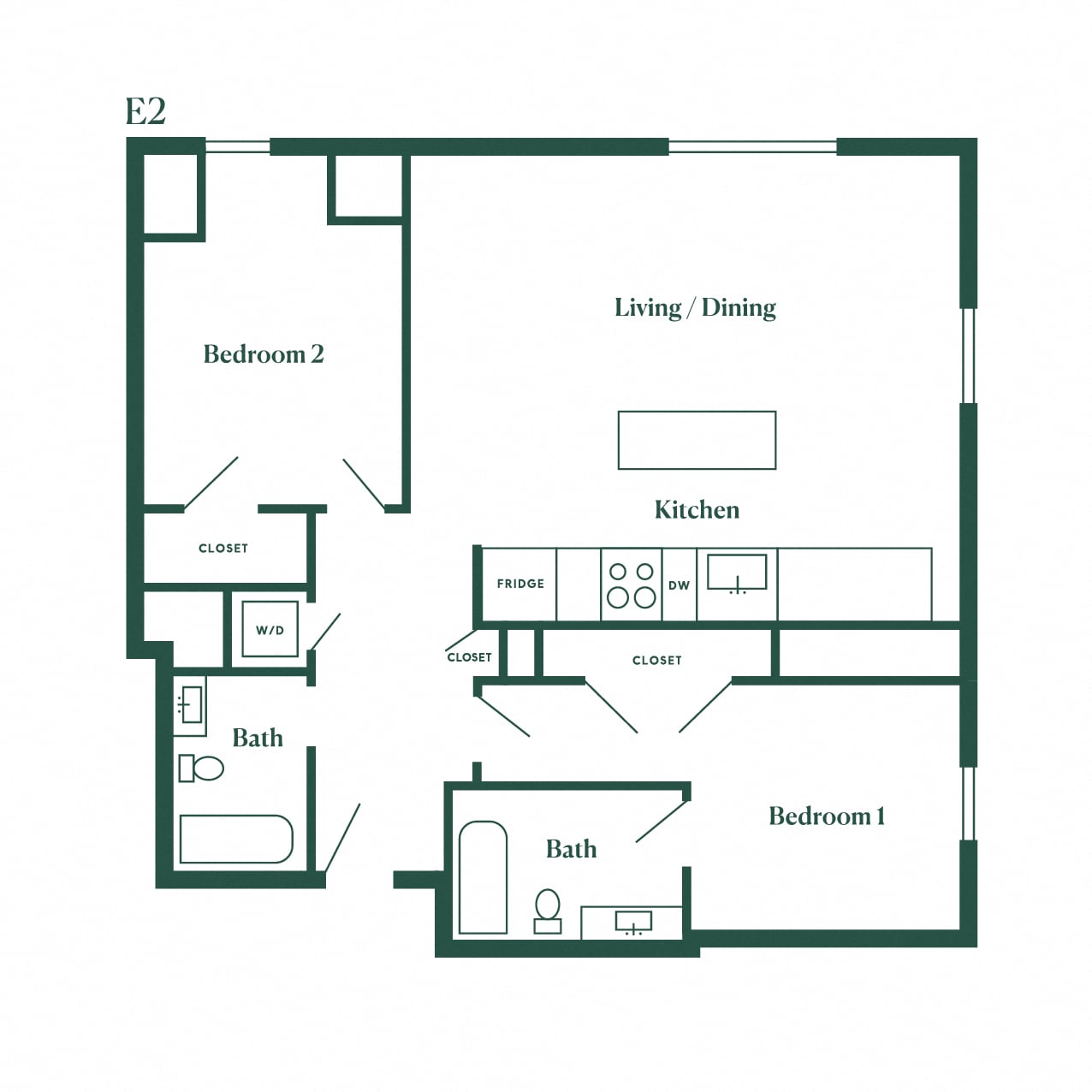 E2 floor plan