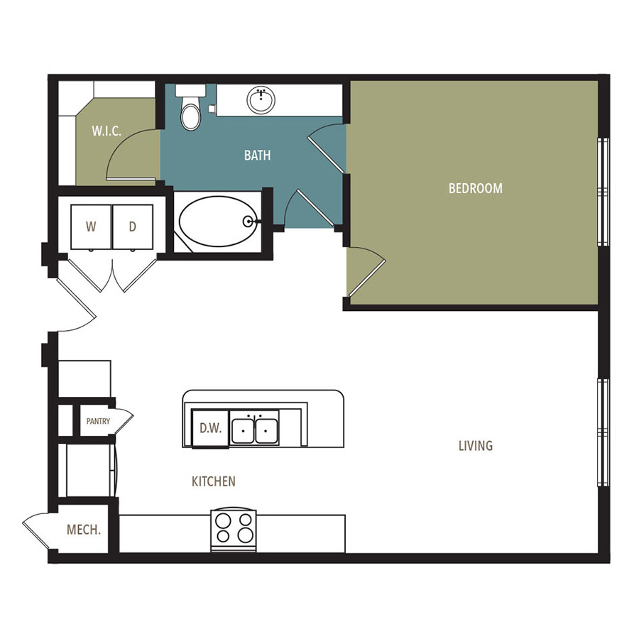 A6 floor plan
