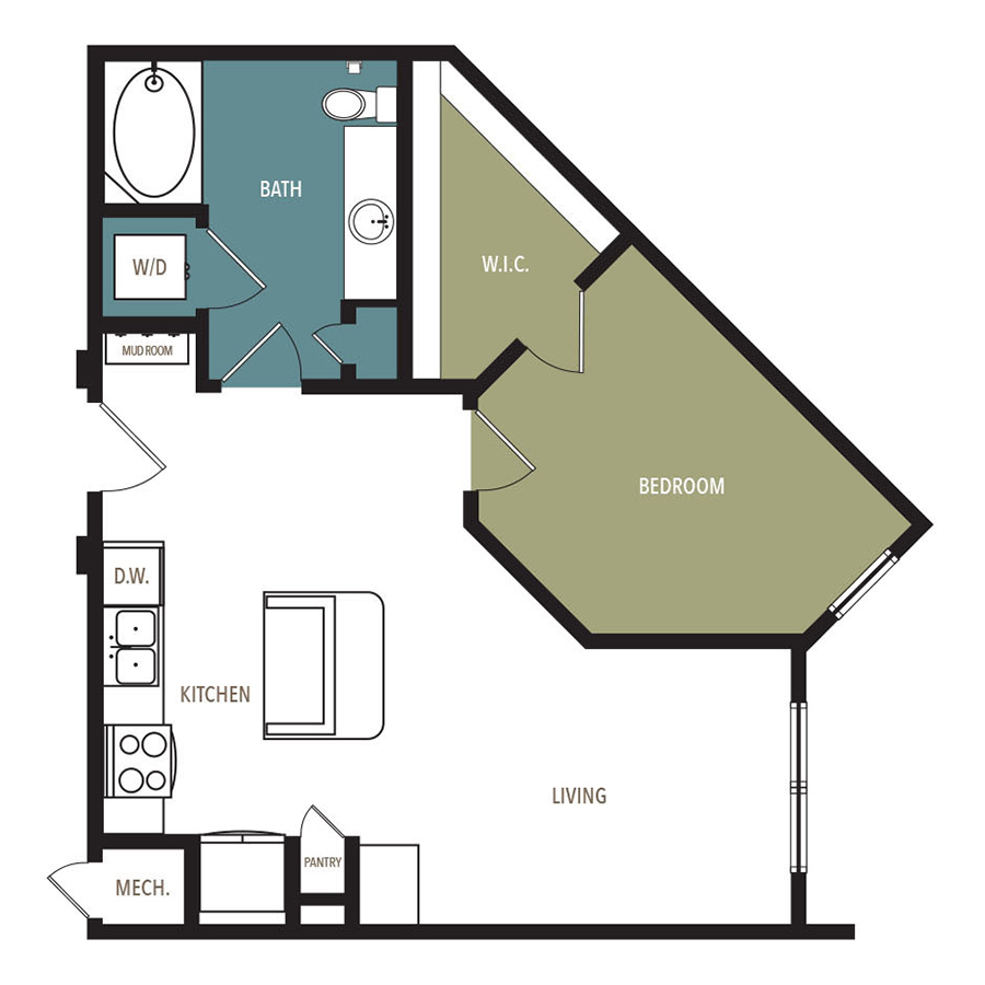 A2B floor plan