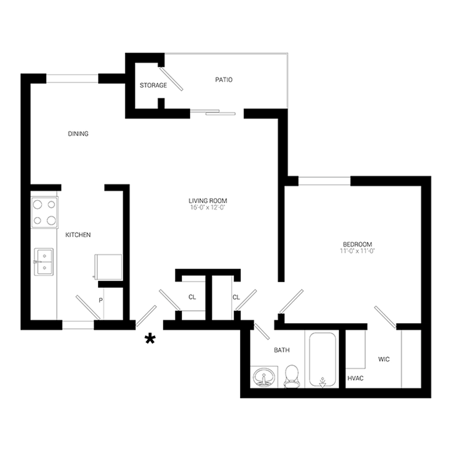 Willow floor plan