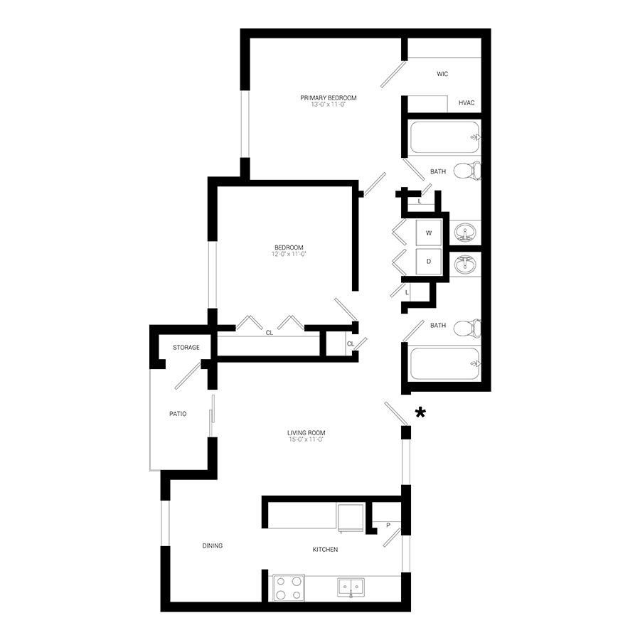 Cypress floor plan