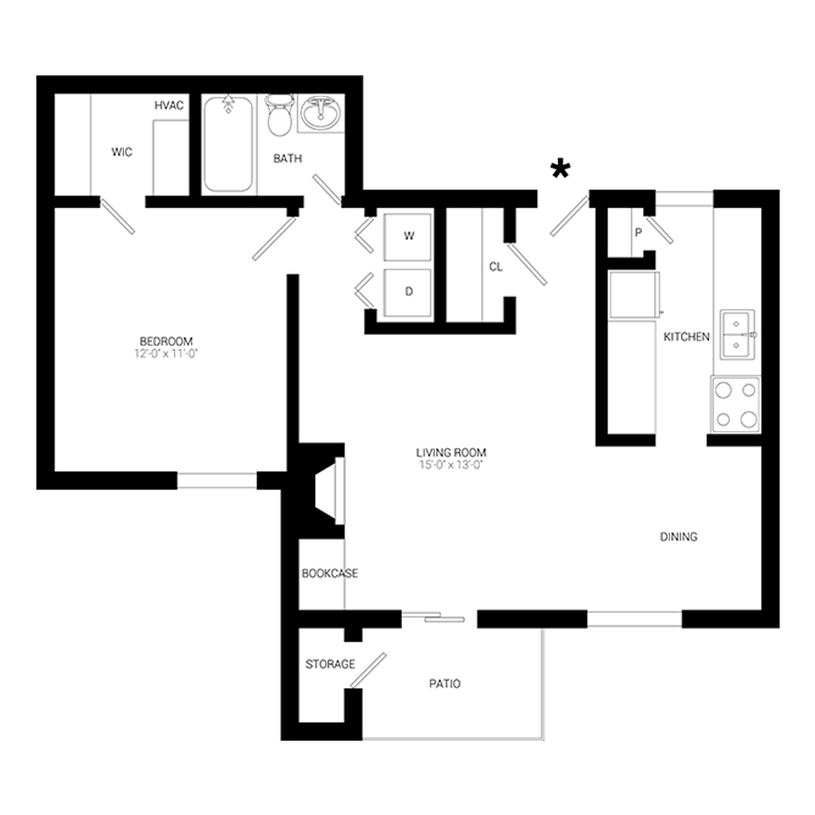 Hickory floor plan
