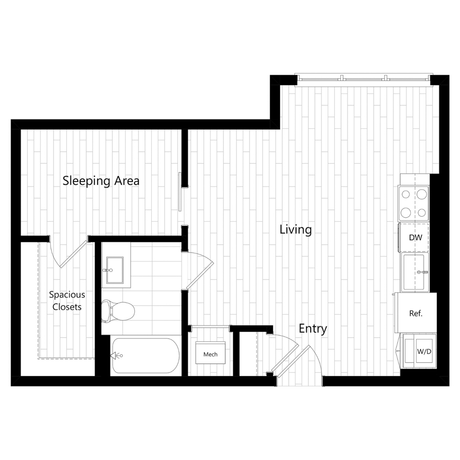 A6 floor plan