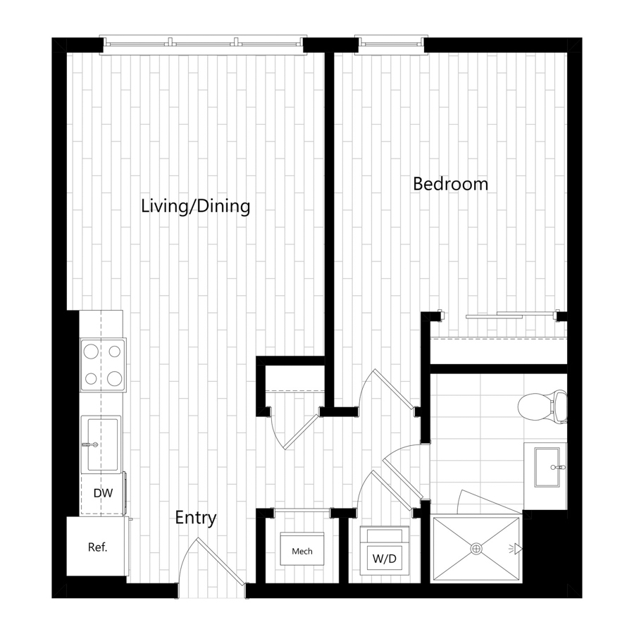 A2 floor plan