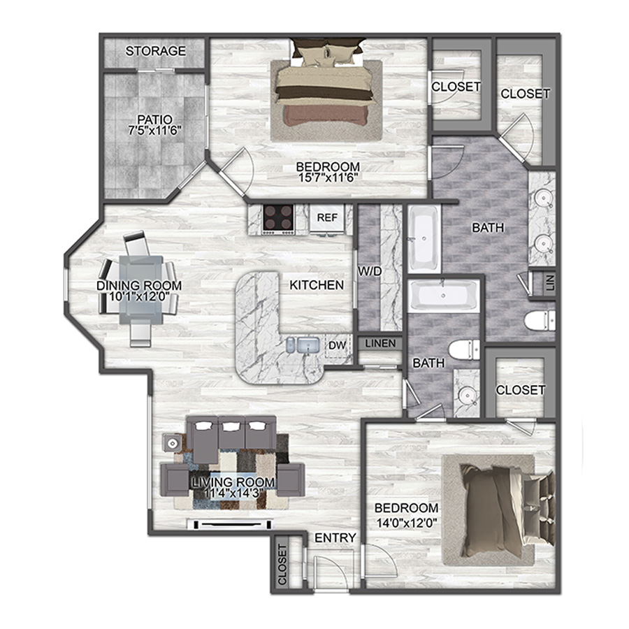 B2 floor plan