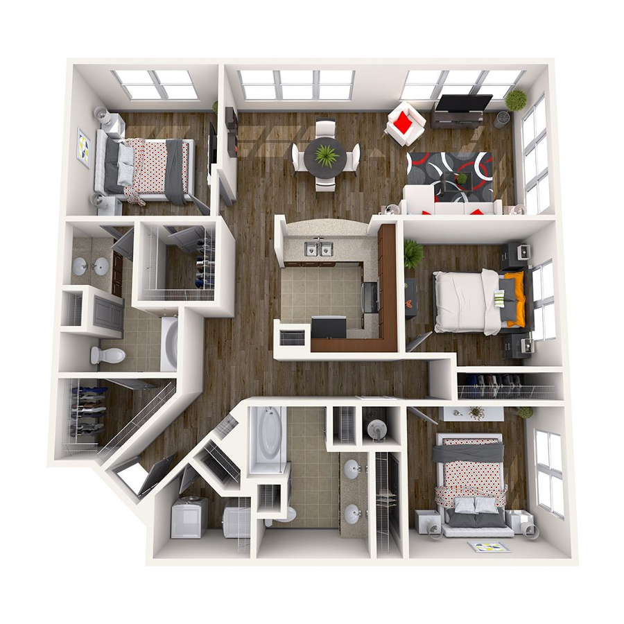 City Flat Loft floor plan