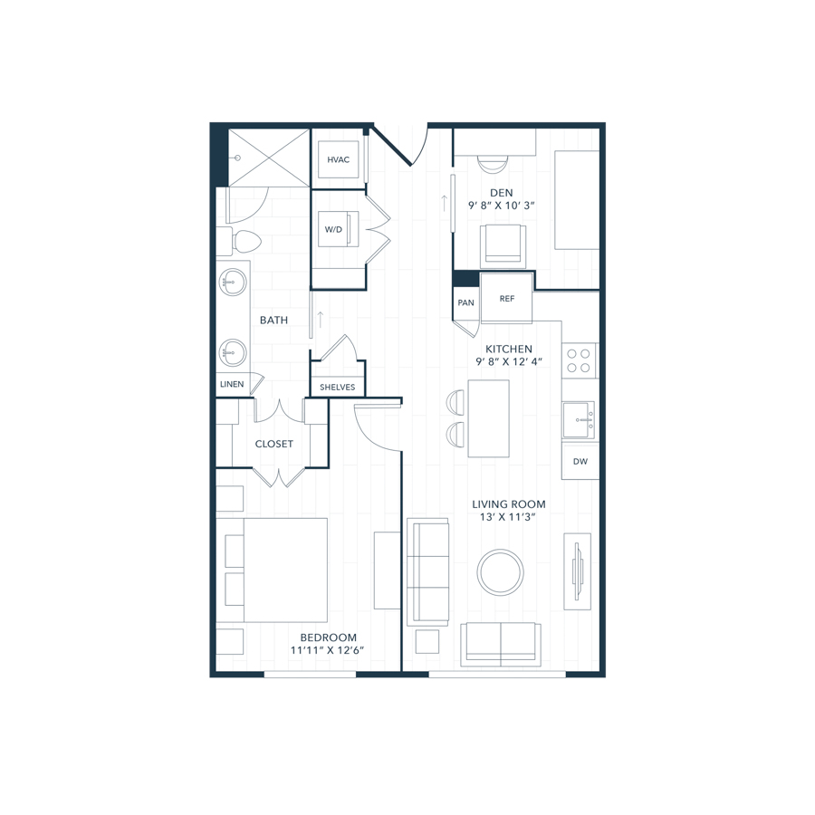A7 Den floor plan