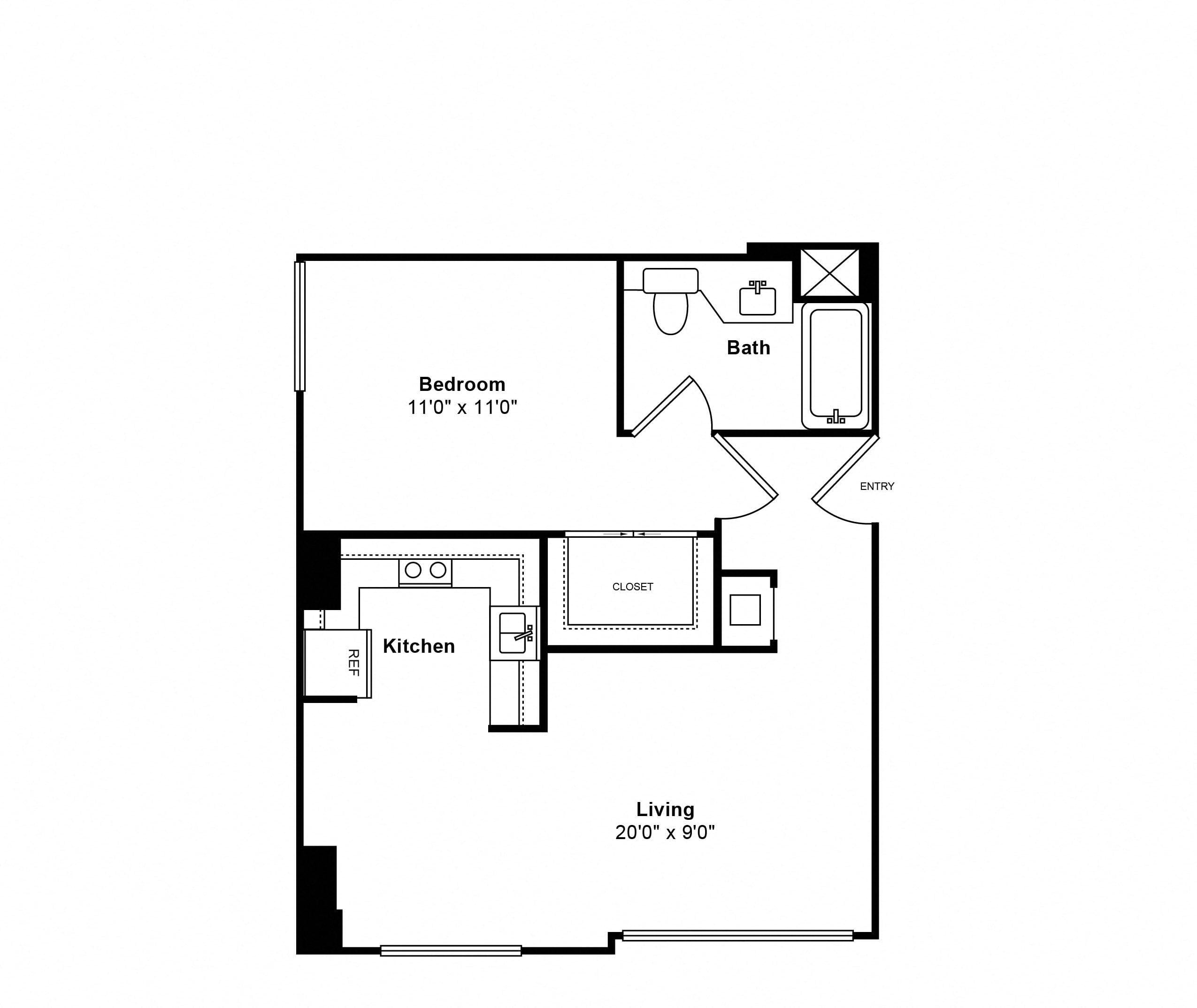 A14 floor plan
