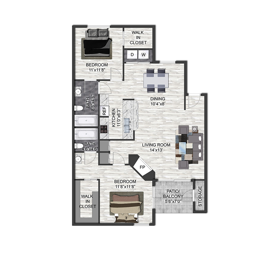 B4 floor plan