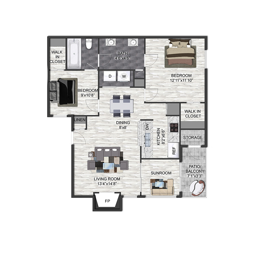 B2 floor plan
