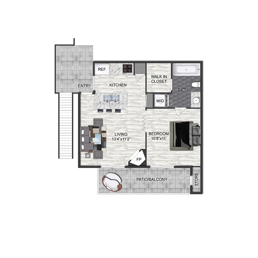 A1 floor plan