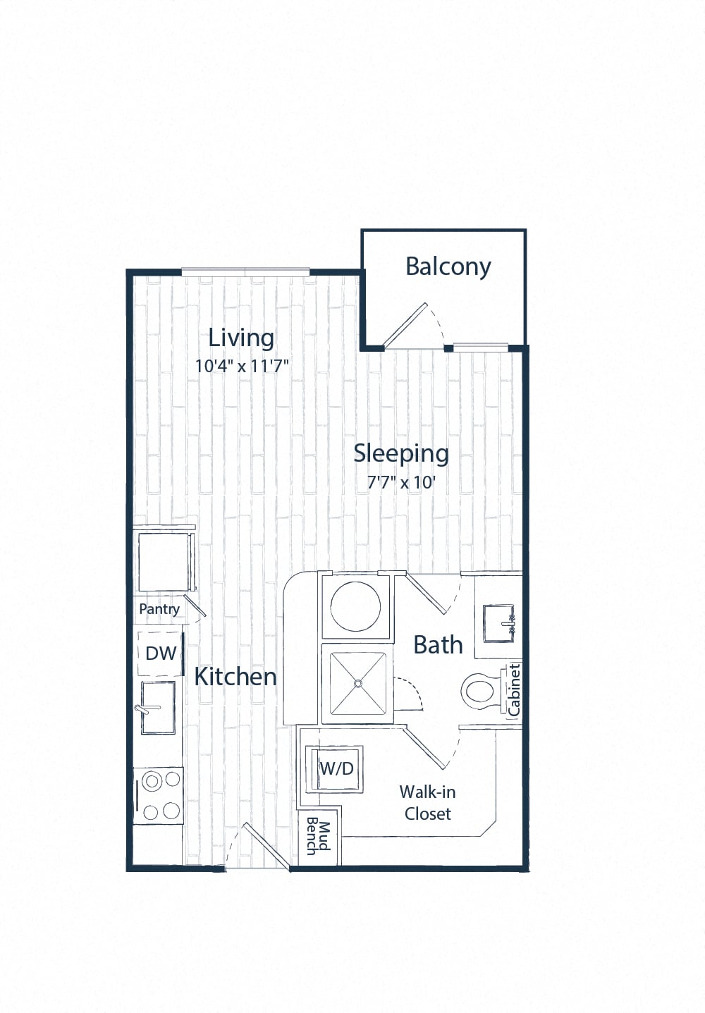 E1 floor plan