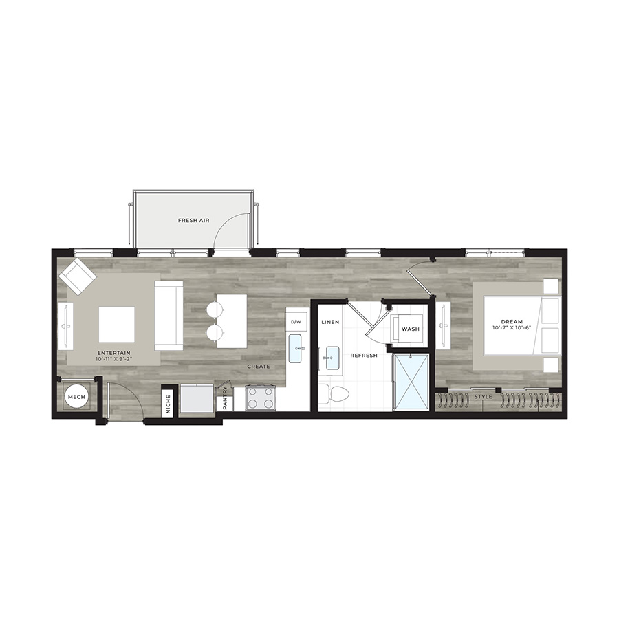 A1 floor plan