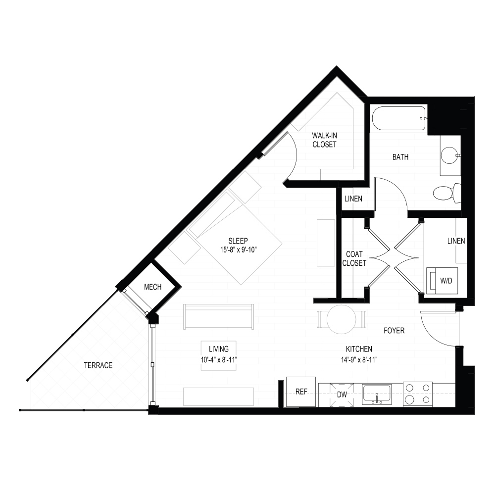 Studio H floor plan