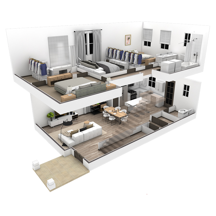 3BR Vista - 2 Car Garage floor plan
