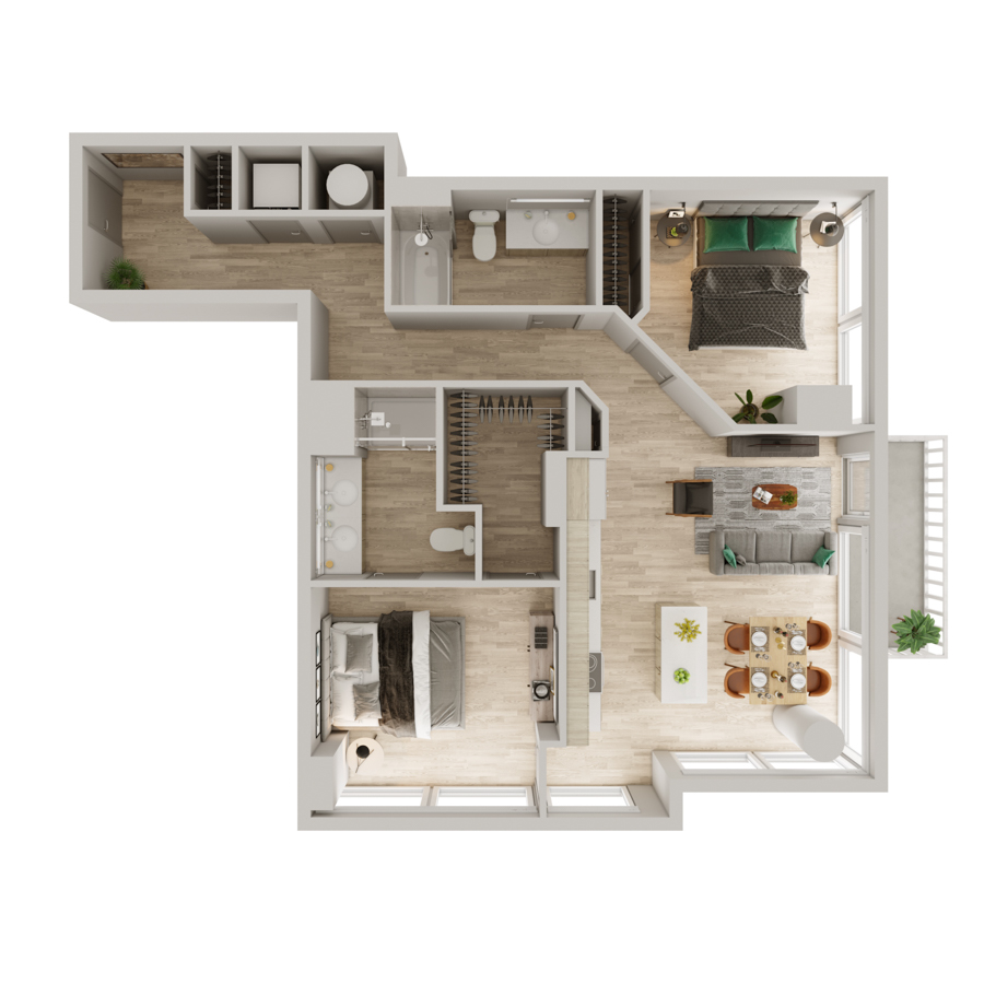 B2 floor plan