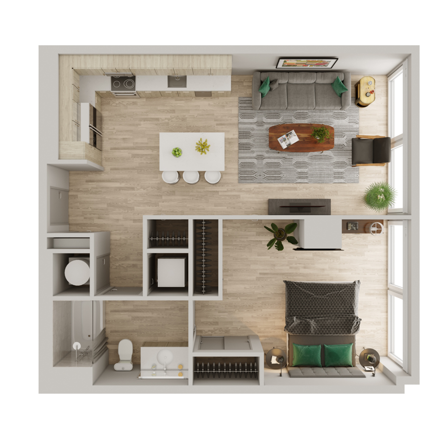 A1 floor plan