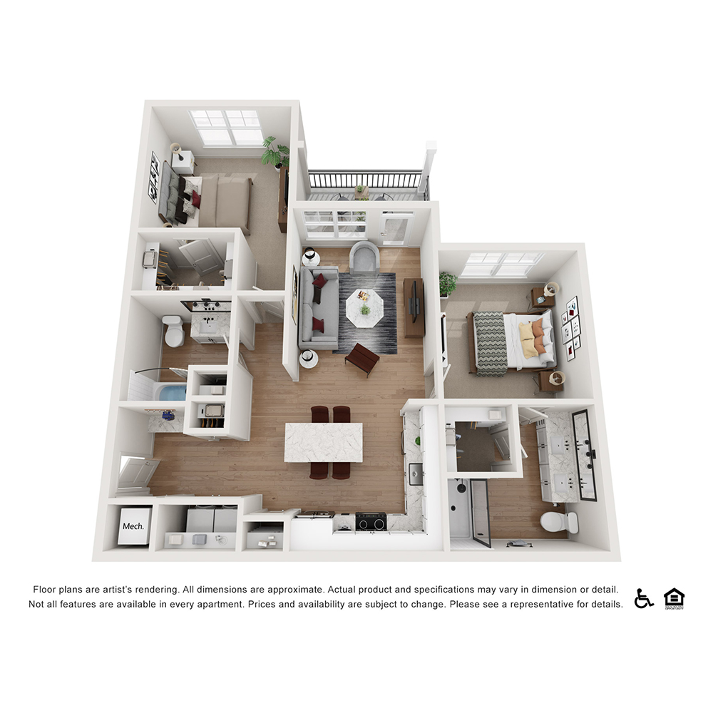B1HC floor plan