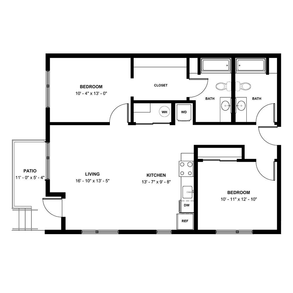 2-2A floor plan