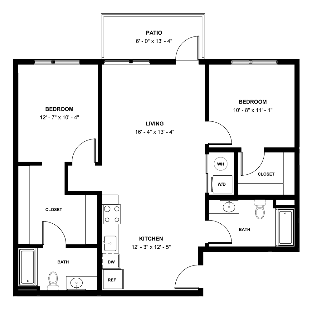 2-2D floor plan
