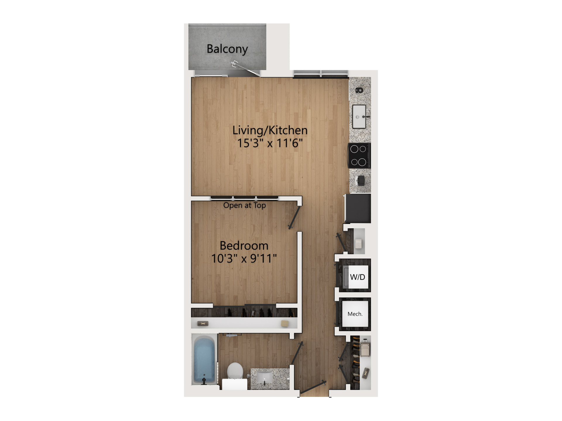 A2 floor plan