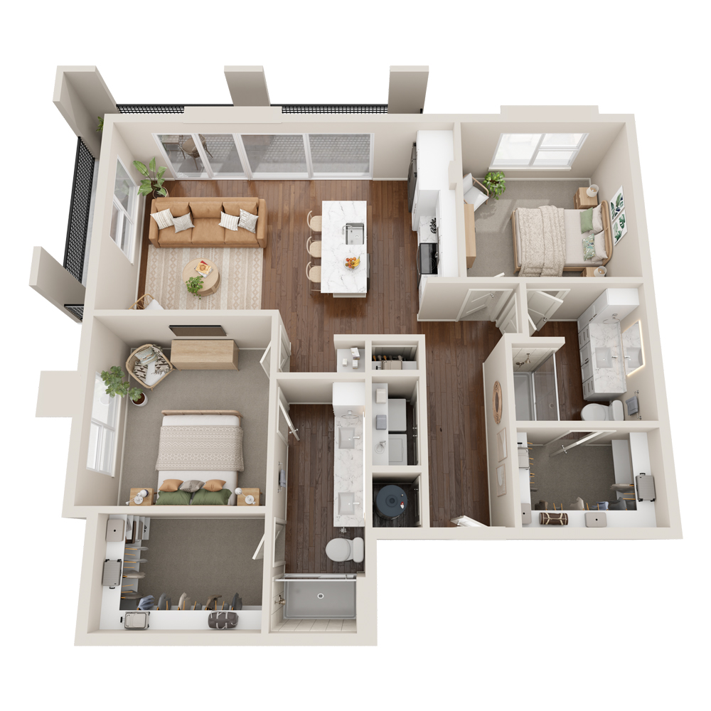 B2 floor plan
