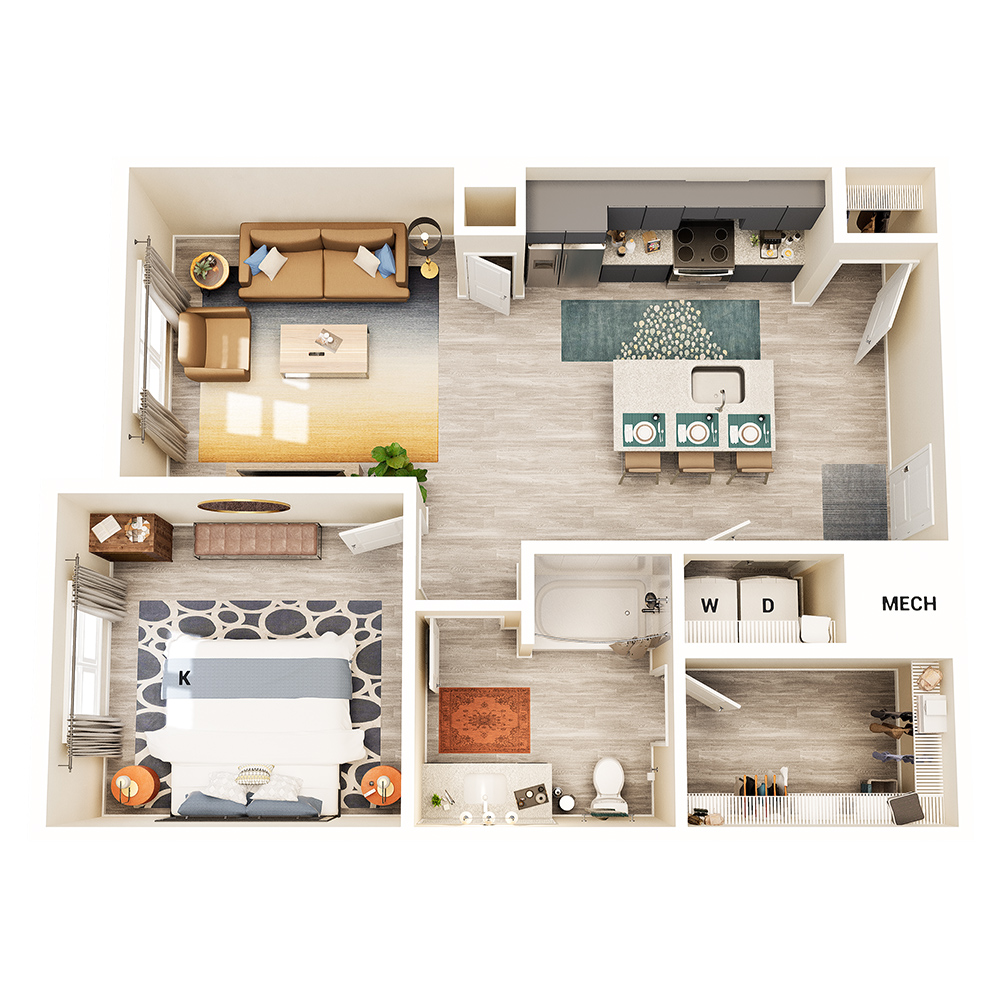 A1 floor plan