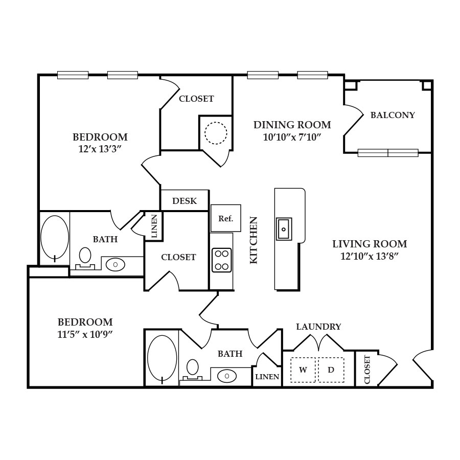 The Fairfield floor plan