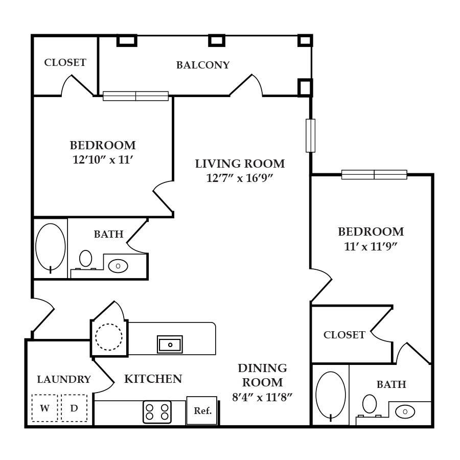 The Danbury floor plan