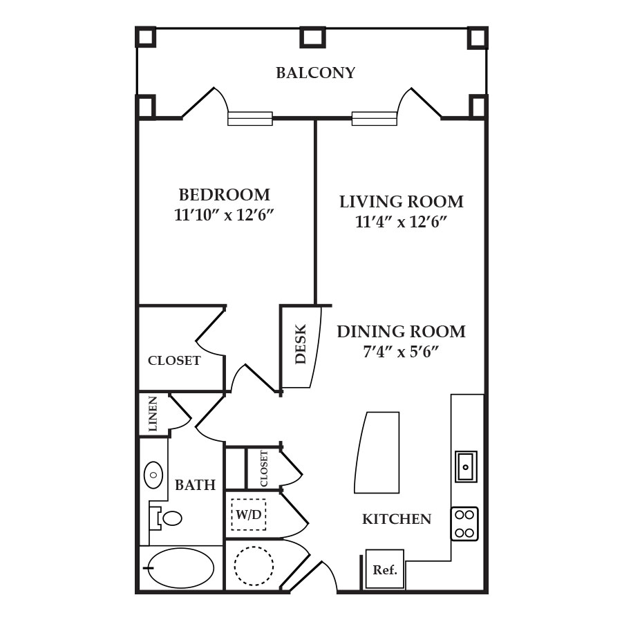 The Brookstone floor plan