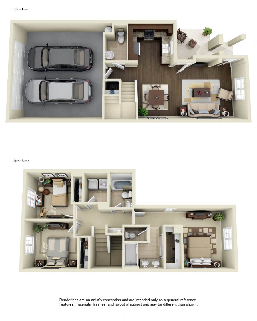 1A 3X2.5 floor plan