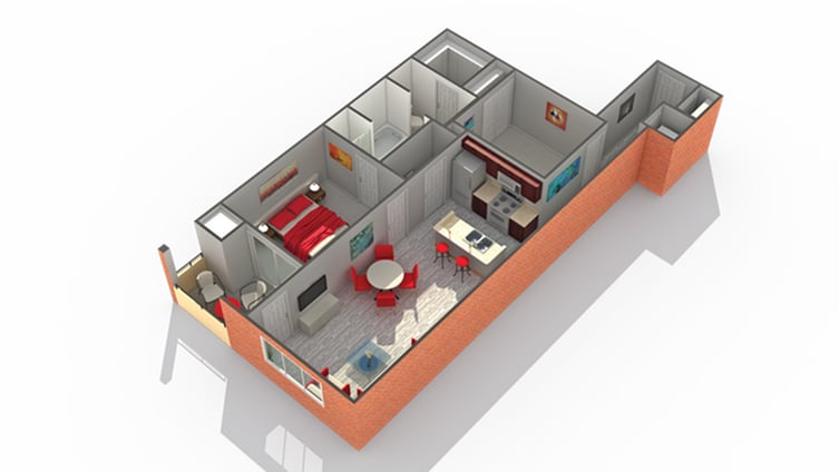 Unit 708 floor plan