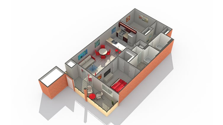 Unit 429 floor plan