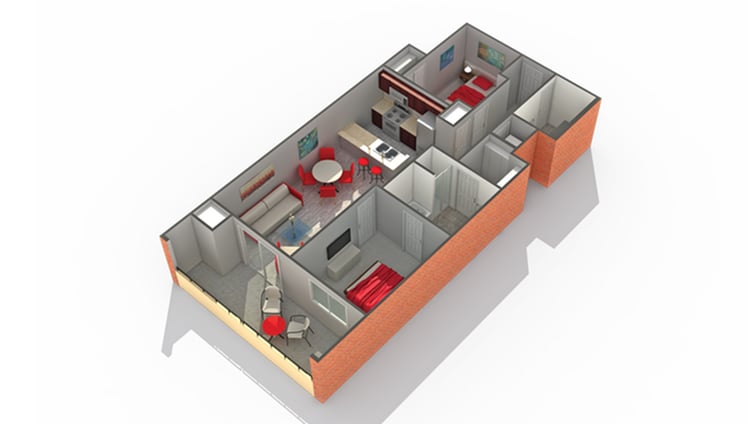 Unit 609 floor plan