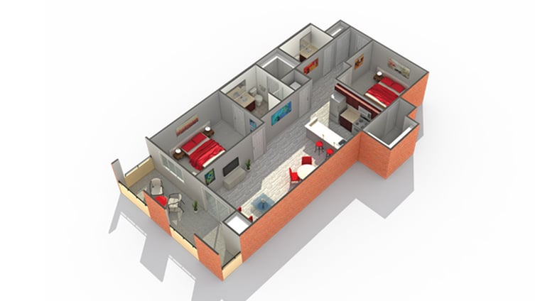 Unit 502 floor plan